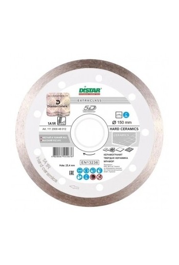 диск алмазний 1A1R 1 (150x1,4x8x25,4) Distar Hard ceramics (11120048012)