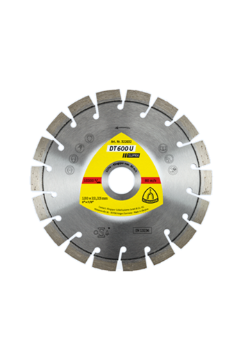 Алмазний відрізний диск (140х2, 4х22, 23) Klingspor DT 600 U Supra (325046)