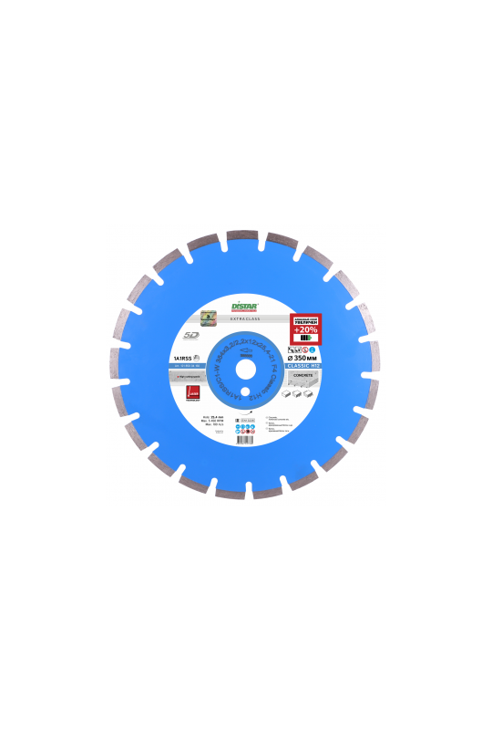 диск алмазний 1A1RSS/C1-W (354x3,2/2,2х12x25,4-21) Distar Classic H12 (12185004160)