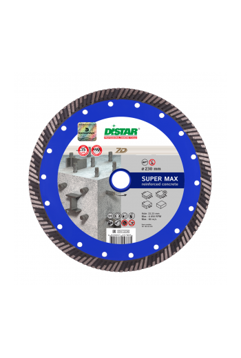 диск алмазний 1A1R (232x2,6x15x22,23) DISTAR Turbo Super Max (10115502018)