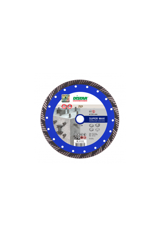 диск алмазний 1A1R (232x2,6x15x22,23) DISTAR Turbo Super Max (10115502018)