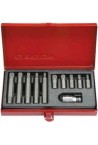 Набір біт c адаптером SPLINE 1/2" (11 пр.) KING TONY (1011MQ)