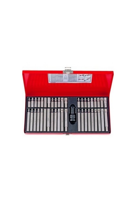 Набір біт c адаптером 1/2" 4-12 мм (43 од.) KING TONY (1043CQ)