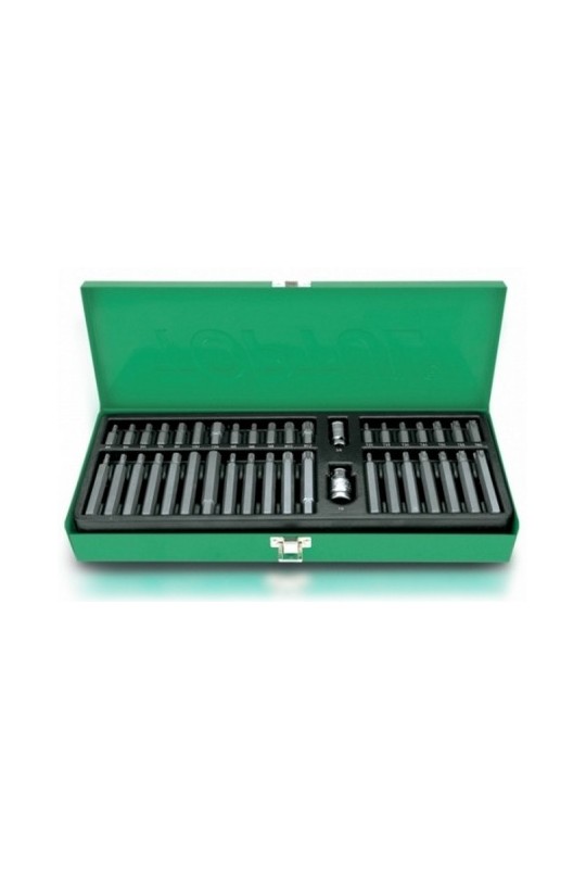 Набір біт 10мм HEX,TORX,SPLINE 40ед. TOPTUL GAAD4002