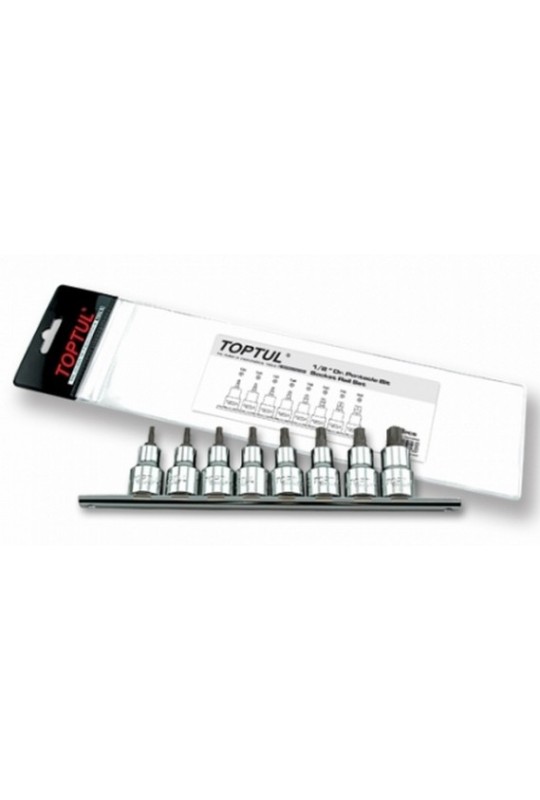 Набір біт 1/2 TORX T20-T55, 8ед. TOPTUL GAAG0806
