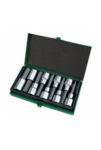 Набір біт впресованих в головку 1/2 Н4-Н17 80 мм TOPTUL GAAD0905