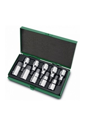 Набір біт впресованих в головку 1/2 Н4-Н19 TOPTUL GAAD1007