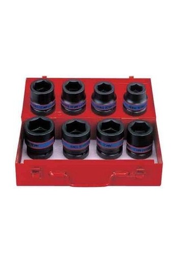 Набір головок 1" ударних 8 пр. 24-41 мм KING TONY (8410MP)