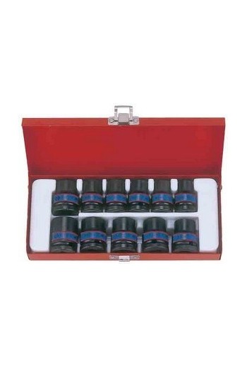 Набір головок 1/2" ударних 11ед (10-21мм) KING TONY (4412MP)