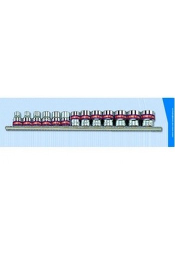 Набір головок 3/8" , 1/4"-13/16" 12-гранних 13 пр. KING TONY (3013SR)