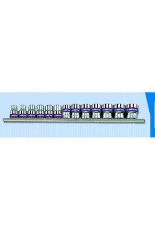 Набір головок 3/8" на планці 7-19мм (блістер) 13 пр. KING TONY (3513MR)