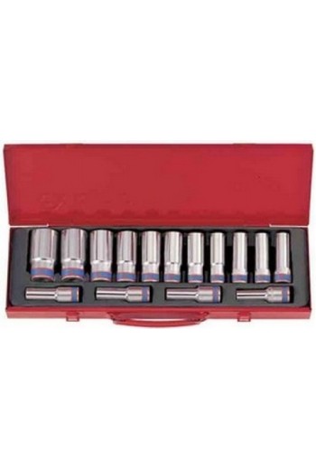 Набір головок 1/2" гл.15пр. 6гр. 10-32мм KING TONY (4315MR)