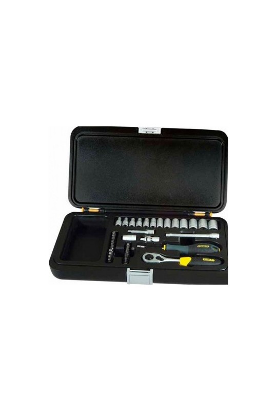 Набір головок торцевих 1/4 STANLEY Expert ,35 шт