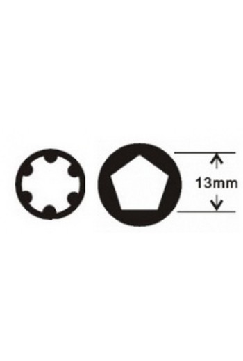 Набір спеціальних головок 8ед. JTC 4917S