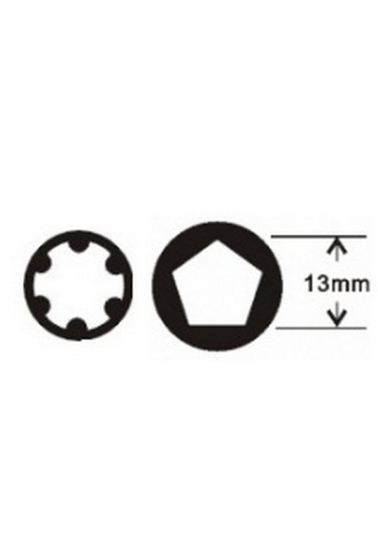 Набір спеціальних головок 8ед. JTC 4917S