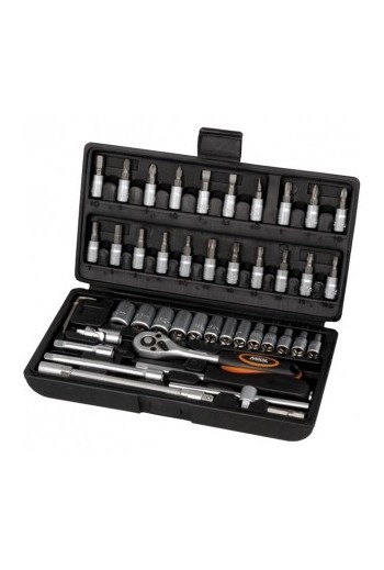 Набір торцевих головок MIOL 1/4, 46 шт