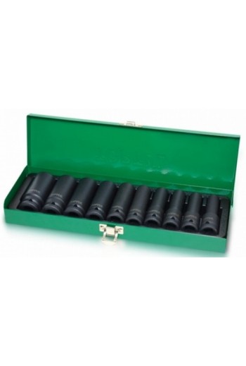 Набір головок ударних довгих 1/2 10-24мм 10ед. TOPTUL GDAD1002