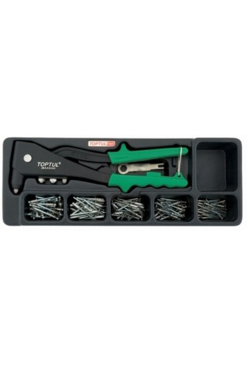 Заклепочник з набором заклепок TOPTUL GAAT0101
