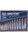 Набір ключів накидних 6-32мм (ключ 24х27мм) KING TONY (1712MR01)