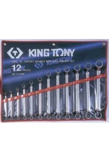 Набір ключів накидних 12шт. (6-32мм) KING TONY (1712MR)