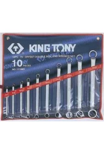 Набір ключів накидних 10шт. (6-32 мм) KING TONY (1710MR)