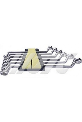 Набір ключей накидних кут 75 град.0-24мм, 6ед. JTC PQ1011S