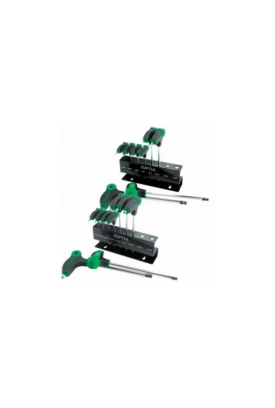 Набір ключів TORX з ручкою L-обр. Т10-Т50 9ед. TOPTUL GAAX0901