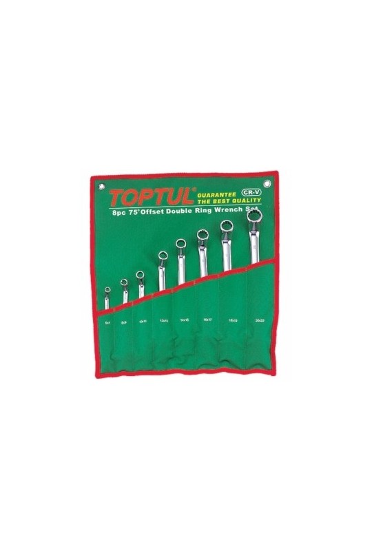 Набір накидних ключів 6-32мм (угол 75&deg,) 12ед. TOPTUL GAAA1204