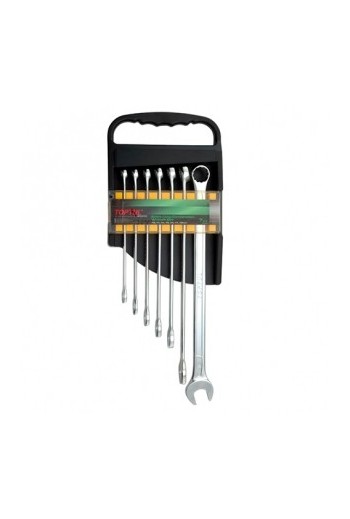 Набір ключів комбінованих супердлинных 10-19 (7 шт.) TOPTUL GAAM0706
