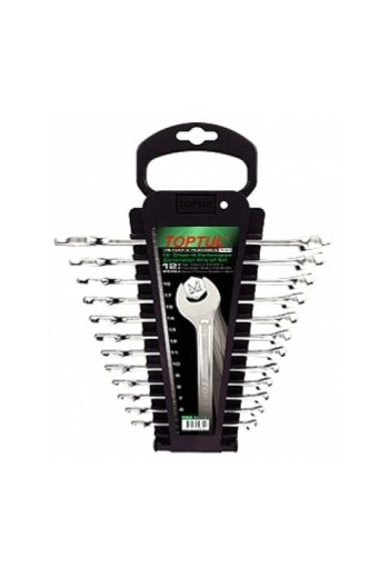 Набір ключів комбінованих на холдері 12 шт. TOPTUL GAAC1201