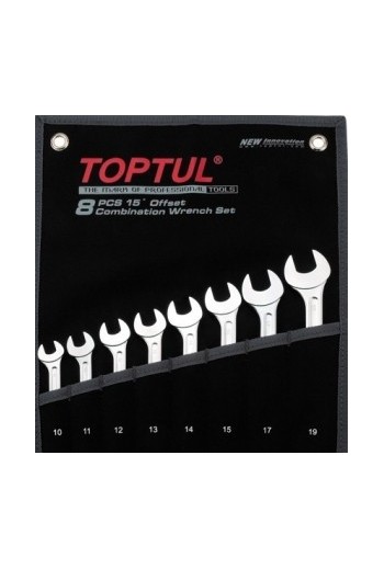 Набір ключів комбінованих 8 шт. 10-19 TOPTUL GAAA0804