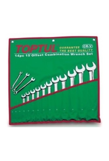 Набір ключів комбінованих 14 шт. 8-32 Високопродуктивний TOPTUL GPAX1401