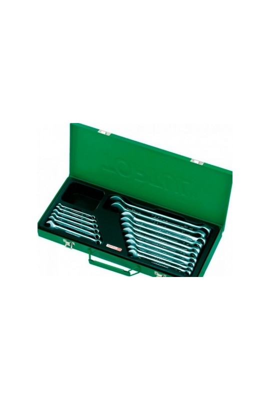 Набір ключів комбінованих 16 шт. 6-24мм (металевий ящик) TOPTUL GAAD1602