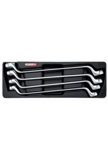 Набір ключів накидних 21-32мм (угол 75&deg,) 4ед. TOPTUL GAAT0402