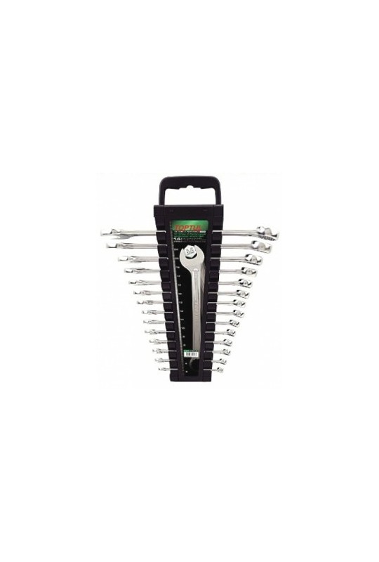 Набір ключів комбінованих на холдері 14 шт. 6-24мм TOPTUL GAAC1401