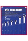 Набір ключів комбі з трещеткой 10-19мм (7шт.) KING TONY (12107MRN)