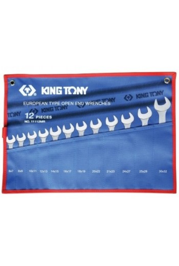 Набір ключів рожкових 6-32мм (12шт.) KING TONY (1112MRN)