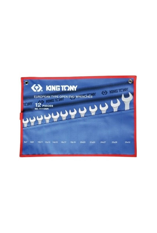 Набір ключів рожкових 6-32мм (12шт.) KING TONY (1112MRN)