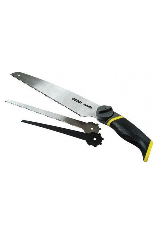 Ножівка універсальна STANLEY 3 в 1с 3-мя змінними полотнами.