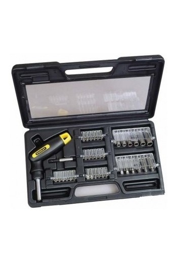 Відвертка STANLEY Pistol Grip Ratchet з храповим механізмом 38 шт