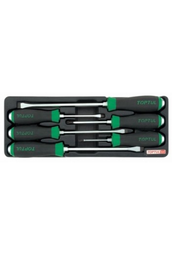 Набір відверток з шестигранником ударних 6 ед. TOPTUL GAAT0601