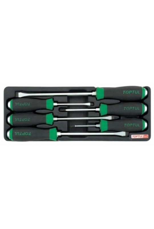 Набір відверток з шестигранником ударних 6 ед. TOPTUL GAAT0601