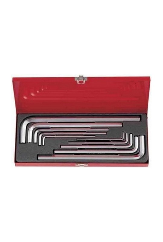 Набір шестигранників 10 ед. (3, 4, 5, 6, 7, 8, 10, 12, 14, 17 мм) Г-образних KING TONY (20210MR)