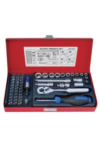 Набір головок 1/4" 51ед KING TONY (2551MR)