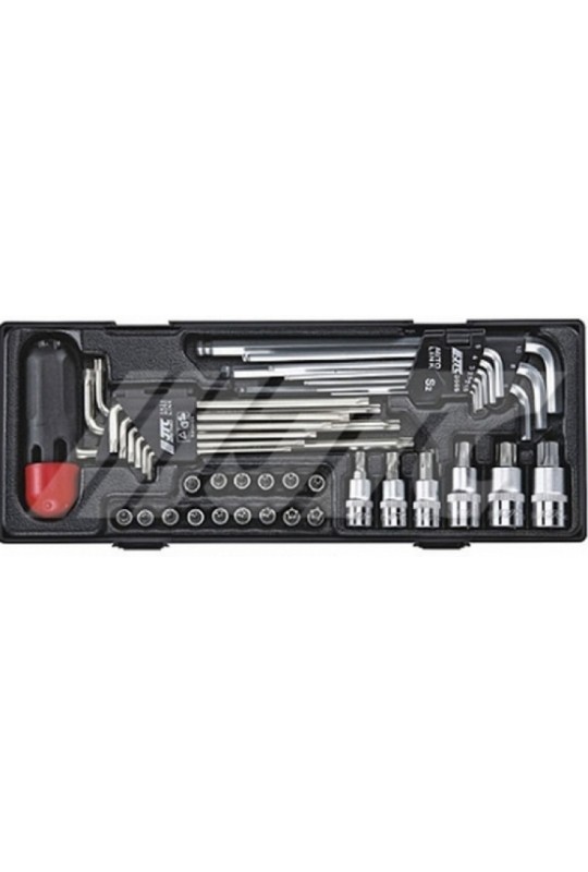 Набір інструментів TORX, HEX, 40 ed. JTC K1401