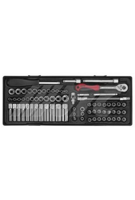 Набір інструментів комбінований 1/4, 74 вид. JTC K2732