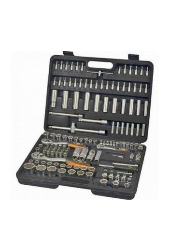 Набір насадок торцевих з трещоткою MIOL 1/4, 3/8, 1/2 153шт