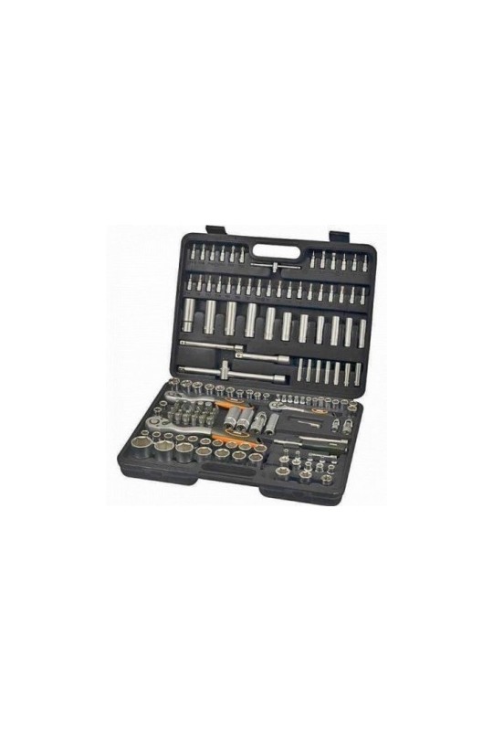 Набір насадок торцевих з трещоткою MIOL 1/4, 3/8, 1/2 153шт