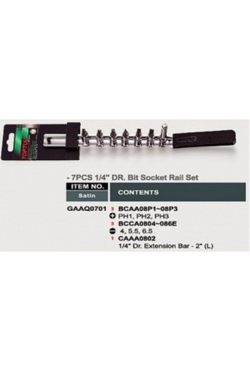 Набір шестигр. дюймовых впрес. в головку 12ед. TOPTUL GAAQ1208