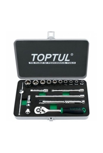 Набір інструментів 1/4 18ед. дюймового 3/16-9/16 TOPTUL GCAD1811